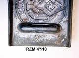 Original WWII Hitler Youth Belt Buckle (RZM4/118) World War 2 Military German - 3 of 3
