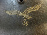 German Model 40Luftwaffe Helmet WWII - 1 of 10