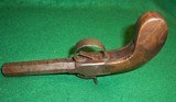 Antique Belgian Percussion Coat, Muff Boot Pistol 42cal - 9 of 15
