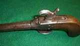Antique Belgian Percussion Coat, Muff Boot Pistol 42cal - 10 of 15