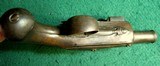 Antique Flintlock Queen Anne Style Canon Barrel Pocket PARTS Pistol - 5 of 7
