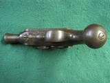 Antique Percussion Queen Anne Style Canon Barrel Pocket PARTS Pistol - 4 of 9