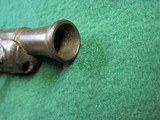 Antique Percussion Queen Anne Style Canon Barrel Pocket PARTS Pistol - 7 of 9