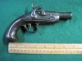 Antique Percussion Queen Anne Style Canon Barrel Pocket PARTS Pistol - 2 of 9