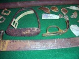 Lot Dug Civil War Relics Sword, Barrel, Spur, Trigger Guard Plus - 4 of 7