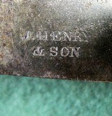 Very Nice Antique J. Henry & Sons Percussion Black Powder Lock Muzzle Loading - 5 of 5