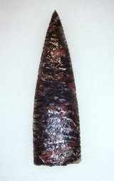 Large Native American Indian Arrow Head Point Display - 1 of 2