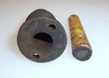 Civil War Relics- 8 sec Canon Fuse & Confederate Fuse Adaptor - 4 of 5