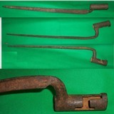 Dug Civil War Relics, Bayonet, Musket Barrel, Belt Buckle, US Box Plate, Stirrup - 3 of 9