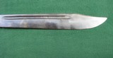 Large 17 1/2" Vintage Stag Handle Bowie Knife & Scabbard - 9 of 14