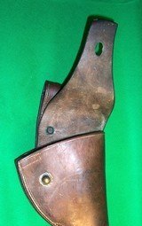 WWII Era US Army M2 Leather Holster for Colt & S&W M1917 Revolver Textan 1942 - 4 of 10