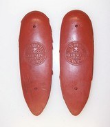 Two New Old Stock Winchester Thin Red Recoil Pad Butt Plate - 1 of 4