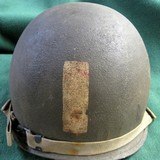 US WWII Korean War MAJOR GENERAL M-1 Helmet w Firestone Liner 29th Infantry - 2 of 11