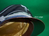 WWII NAZI German Luftwaffe Officer’s Visor Cap - 7 of 14
