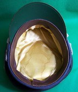 WWII NAZI German Luftwaffe Officer’s Visor Cap - 8 of 14