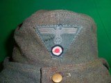 WWII NAZI German Army Hat Cap M43 - 1 of 14