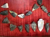 Indian Arrowheads Native American Points Relics Georgia - 2 of 5