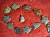 Indian Arrowheads Native American Points Relics North Carolina #1A - 3 of 8