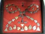 Indian Arrowheads Native American Points Relics North Carolina #1A - 1 of 8