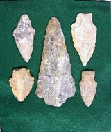 Indian Arrowheads Native American Points Relics North Carolina #7 - 6 of 6