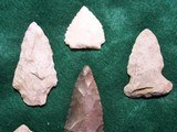 Native American Indian Arrowhead Relics Points Display A - 8 of 12