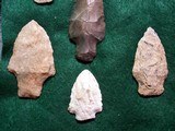 Native American Indian Arrowhead Relics Points Display A - 9 of 12