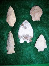 Native American Indian Arrowhead Relics Points Display B - 4 of 7