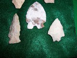 Native American Indian Arrowhead Relics Points Display B - 7 of 7