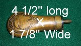 Antique Small Primer Pistol Powder Flask Pheasant Black Powder Muzzle Loading - 3 of 8