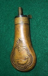 Antique Small Primer Pistol Powder Flask Pheasant Black Powder Muzzle Loading - 8 of 8