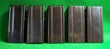 Lot of 5 M1 Carbine 15 Rd Magazine Marked "BW" Winchester - 1 of 7