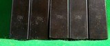 Lot of 5 M1 Carbine 15 Rd Magazine Marked "BW" Winchester - 7 of 7