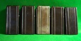 Lot of 5 M1 Carbine 15 Rd Magazine 3 Saginaw, 2 Gen Motors - 1 of 8
