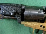 Cased Navy 1851 .36 cal percussion, revolver, made in Italy, ASM Armi San Marco black powder - 8 of 11