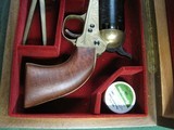 Cased Navy 1851 .36 cal percussion, revolver, made in Italy, ASM Armi San Marco black powder - 6 of 11