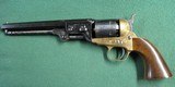Cased 36cal Percussion Revolver Navy Style Made in Italy Uberti, Pietta - 7 of 18