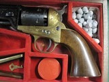 Cased 36cal Percussion Revolver Navy Style Made in Italy Uberti, Pietta - 5 of 18