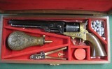 Cased 36cal Percussion Revolver Navy Style Made in Italy Uberti, Pietta - 3 of 18