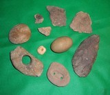 Lot of Native American Indian Artifacts Relics - 1 of 12