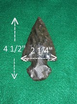 Large Framed Arrowhead Spear - 2 of 4