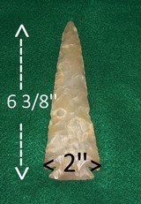 Large Framed Spear Arrowhead Head - 3 of 4