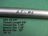 Two Benchrest Stainless Barrels 22-250 & 25-06 - 2 of 9