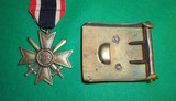 Lot WWII Nazi Medals & Belt Buckle - 7 of 8