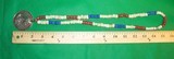 HUDSON BAY STYLE FUR TRADE CHARLES II PENDANT GORGET & BEAD NECKLACE - 8 of 13