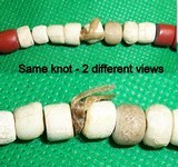 HUDSON BAY STYLE FUR TRADE CHARLES II PENDANT GORGET & BEAD NECKLACE - 1 of 13