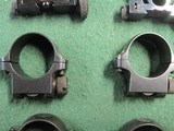 Three sets Scope rings Sako, Ruger, Leupold 1" - 7 of 12