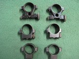 Three sets Scope rings Sako, Ruger, Leupold 1" - 1 of 12