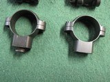 Three sets Scope rings Sako, Ruger, Leupold 1" - 11 of 12