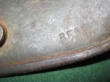 WWI WWII German Helmet with Bullet or Shrapnel Hole - 10 of 12