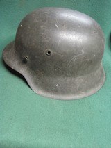 WWII German Helmet Marked ckl-68 Inside - 5 of 11